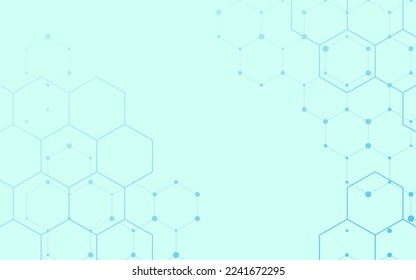 Abstract lines and dots connect background. Technology connection digital data and big data concept.