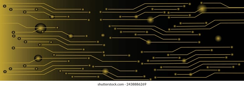 Abstract lines and dots connect background. Technology connection digital data and big data concept.suitable for promotion or ads banner background