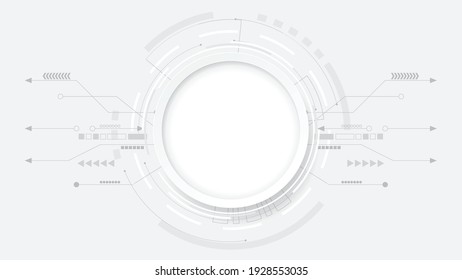 Abstract lines and dots connection background Spherical digital data connection technology and data concept.