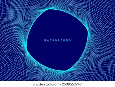 Abstract lines. Dynamic wave pattern. Modern flowing wavy lines. Futuristic technology concept.