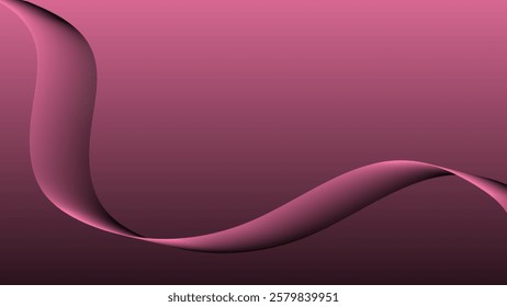 Abstract lines elements gradient on background. Abstract flowing banner. 