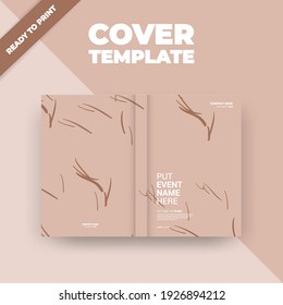 Abstract lines, Flyer brochure design template cover. business cover size A4 template - Powered by Shutterstock - Get 15% off with code: PIKWIZARD15