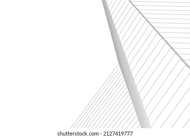 abstract lines geometric background 3d illustration