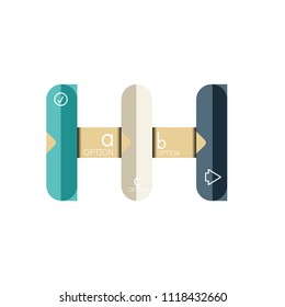 Abstract lines geometric infographic layoutAbstract lines geometric infographic layout, data visualization design, option step by step schedule, web box. Vector illustration isolated on white
