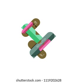 Abstract lines geometric infographic layoutAbstract lines geometric infographic layout, data visualization design, option step by step schedule, web box. Vector illustration isolated on white
