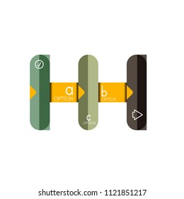 Abstrakte Linien geometrisches Infografik-LayoutAbstrakte Linien geometrisches Infografik-Layout, Datenvisualisierung Design, Option Schritt für Schritt, Web-Box. Vektorgrafik einzeln auf Weiß