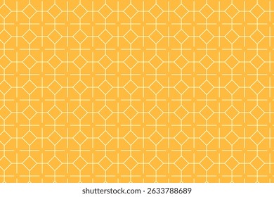 Abstract lines geometric pattern with hexagons and rhombuses. Hexagonal striped shapes with quilted squares structure background. Vector illustration.