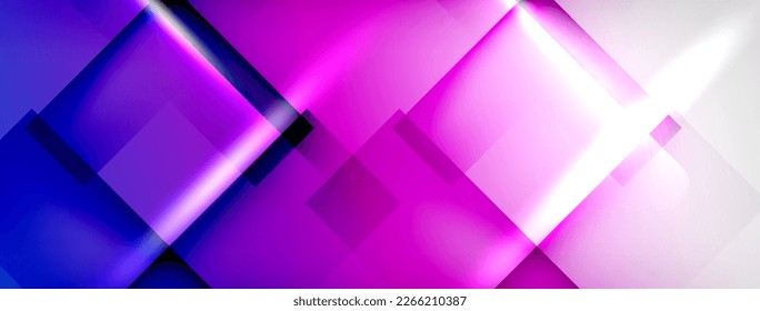 Abstract lines geometric techno background layout