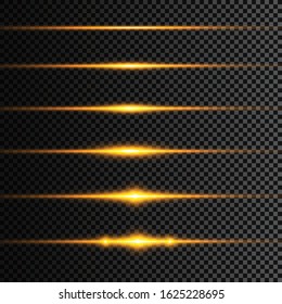 Abstract lines with glow light effect. Glow special light effect. Glowing lines on transparent background. Lines vector.