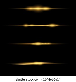 Abstract lines with glow light effect. Glow special light effect. Glowing lines on transparent background. Lines vector.