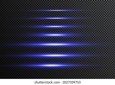 Abstract lines with glow light effect. Glow special light effect. Glowing lines on transparent background.