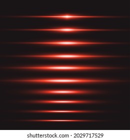 Abstract lines with glow light effect. Glow special light effect. Glowing lines on transparent background.
