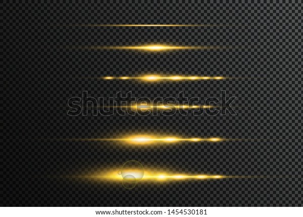 Abstract Lines Glow Light Effect Glow Stock Vector (Royalty Free