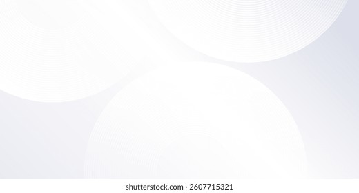 Abstract lines grey background with dynamic circle lines illustration modern abstract simple