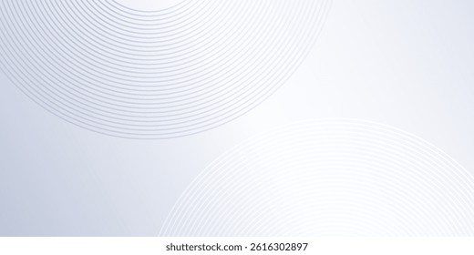 Abstract lines grey background with dynamic circle lines illustration modern