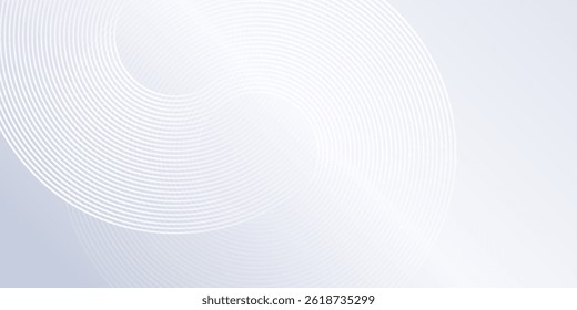 Abstract lines grey background with dynamic circle lines background