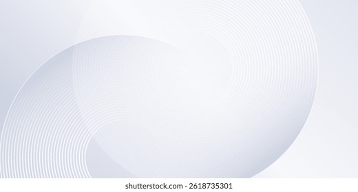 Abstract lines grey background with dynamic circle lines background abstract design