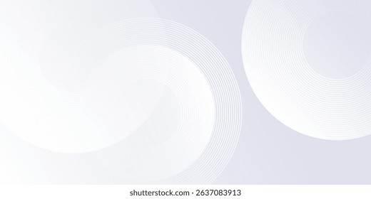 Abstract lines grey background with dynamic circle lines art design modern abstract illustration