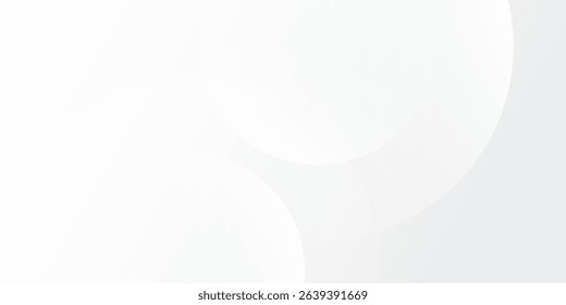 Abstract lines grey background with dynamic circle simple modern art