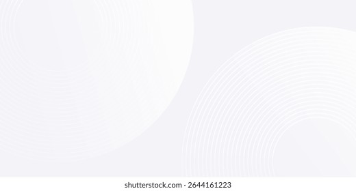 Abstract lines grey background with dynamic circle simple abstract modern art