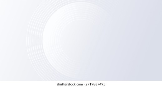 Fundo cinza linhas abstrato com linhas de círculo dinâmico design arte moderno abstrato