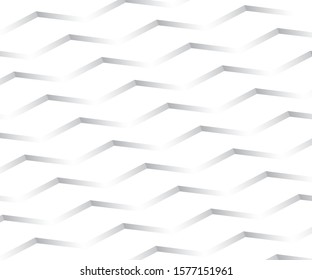Abstract lines grey and white technology geometric design. Stripes white and gray gradient background. illustration - Vector, eps 10 