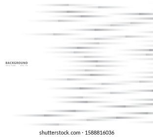 Abstract lines grey and white technology geometric design. Stripes white and gray gradient background. illustration - Vector, eps 10 