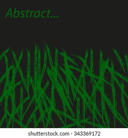 Abstract lines. Grunge vector background