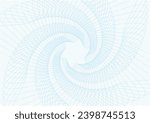 Abstract lines guilloche pattern blue vector background for digital certificate, diploma, official document, formal paper, artificial intelligence concept