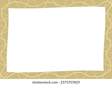 Líneas abstractas en la ilustración del marco