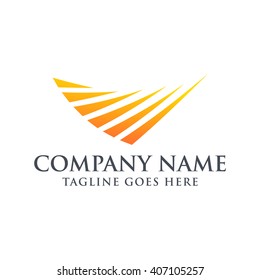 Abstract Lines, Information Technology Development, Investment Business, Financial Business