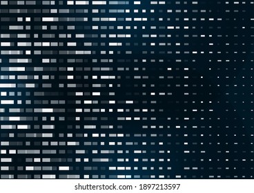 Abstract lines from intersecting rectangles on a blue background. A bright element for corporate design. Vector illustration.