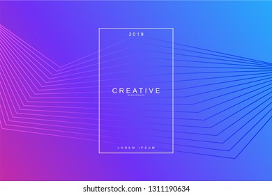 Abstract lines landing page background. Lines, flat, wavy, gradient, flowing, dynamic shape background. Trendy and modern background color. Cool banner design template.