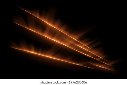 Abstract lines with light effect