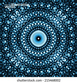 Abstract lines and light, futuristic digital background