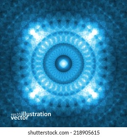 Abstract lines and light, futuristic digital background
