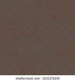 Abstract lines Maze generative art background art illustration