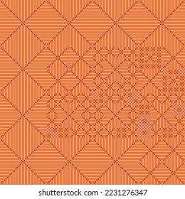 Abstract lines Maze generative art background art illustration