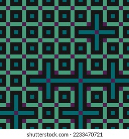 Líneas abstractas Maze arte generativo ilustración artística