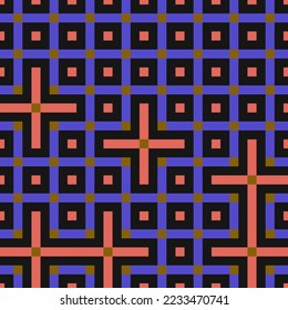 Abstract lines Maze generative art background art illustration