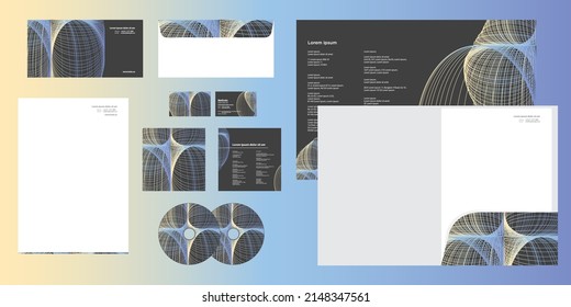 Abstrakte Linien bringen mehr Dynamik in der Unternehmensidentität