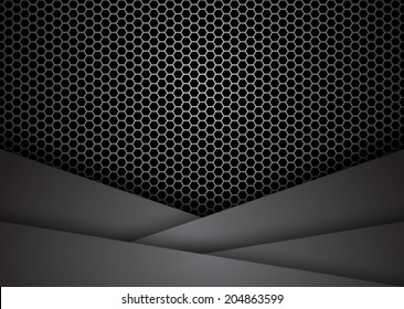 Abstract lines and metal mesh Seamless Pattern background, Vector, illustration