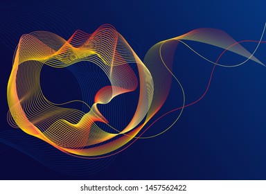 abstract lines modern different color gradient style on background for decoration presentation, brochure, catalog, poster, book, magazine etc
