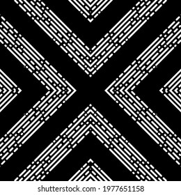 Abstract Lines Motif Pattern. Decoration for Interior, Exterior, Carpet, Textile, Garment, Cloth, Silk, Tile, Plastic, Paper, Wrapping, Wallpaper, Pillow, Sofa, Background, Ect. Vector Illustration 
