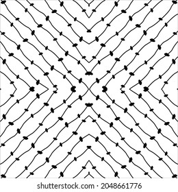 Abstract Lines Motifs Pattern. Decoration for Interior, Exterior, Carpet, Textile, Garment, Cloth, Silk, Tile, Plastic, Paper, Wrapping, Wallpaper, Pillow, Sofa, Background, Ect. Vector Illustration