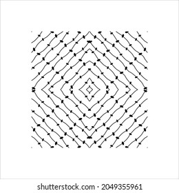 Patrón de motivos de líneas abstractas. Decoración Ornamental para interiores, exteriores, alfombras, textiles, prendas de vestir, tela, seda, mosaico, plástico, papel, envuelto, tapicería, almohada, sofás, fondo, etc. Vector 