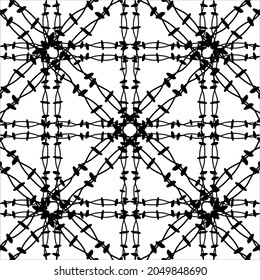 Abstract Lines Motifs Pattern. Ornamental Decoration for Interior, Exterior, Carpet, Textile, Garment, Cloth, Silk, Tile, Plastic, Paper, Wrapping, Wallpaper, Pillow, Sofa, Background, Ect. Vector 