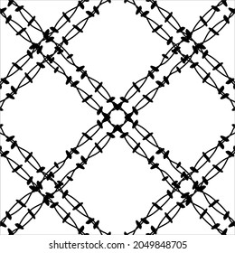 Abstract Lines Motifs Pattern. Ornamental Decoration for Interior, Exterior, Carpet, Textile, Garment, Cloth, Silk, Tile, Plastic, Paper, Wrapping, Wallpaper, Pillow, Sofa, Background, Ect. Vector 