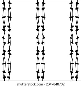 Abstract Lines Motifs Pattern. Ornamental Decoration for Interior, Exterior, Carpet, Textile, Garment, Cloth, Silk, Tile, Plastic, Paper, Wrapping, Wallpaper, Pillow, Sofa, Background, Ect. Vector 