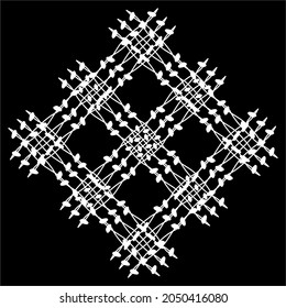 Abstract Lines Motifs Pattern. Ornamental Decoration for Interior, Exterior, Carpet, Textile, Garment, Cloth, Silk, Tile, Plastic, Paper, Wrapping, Wallpaper, Pillow, Sofa, Background, Ect. Vector 